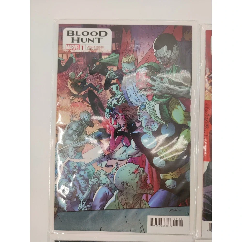 Marvel Blood Hunt Comic Book Lot Issues 1 2 3‎ 5 Near Complete Missing 4